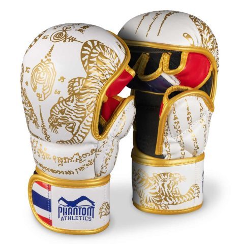 Рукавиці для ММА Phantom Muay Thai White Gold L/XL