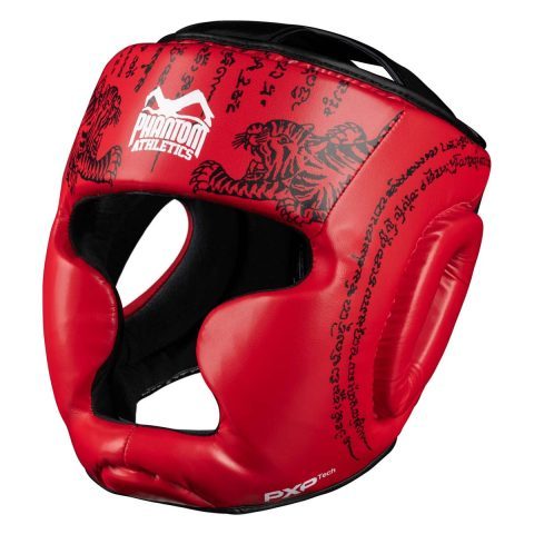 Боксерський шолом Phantom Muay Thai Full Face Red (капа в комплекті)