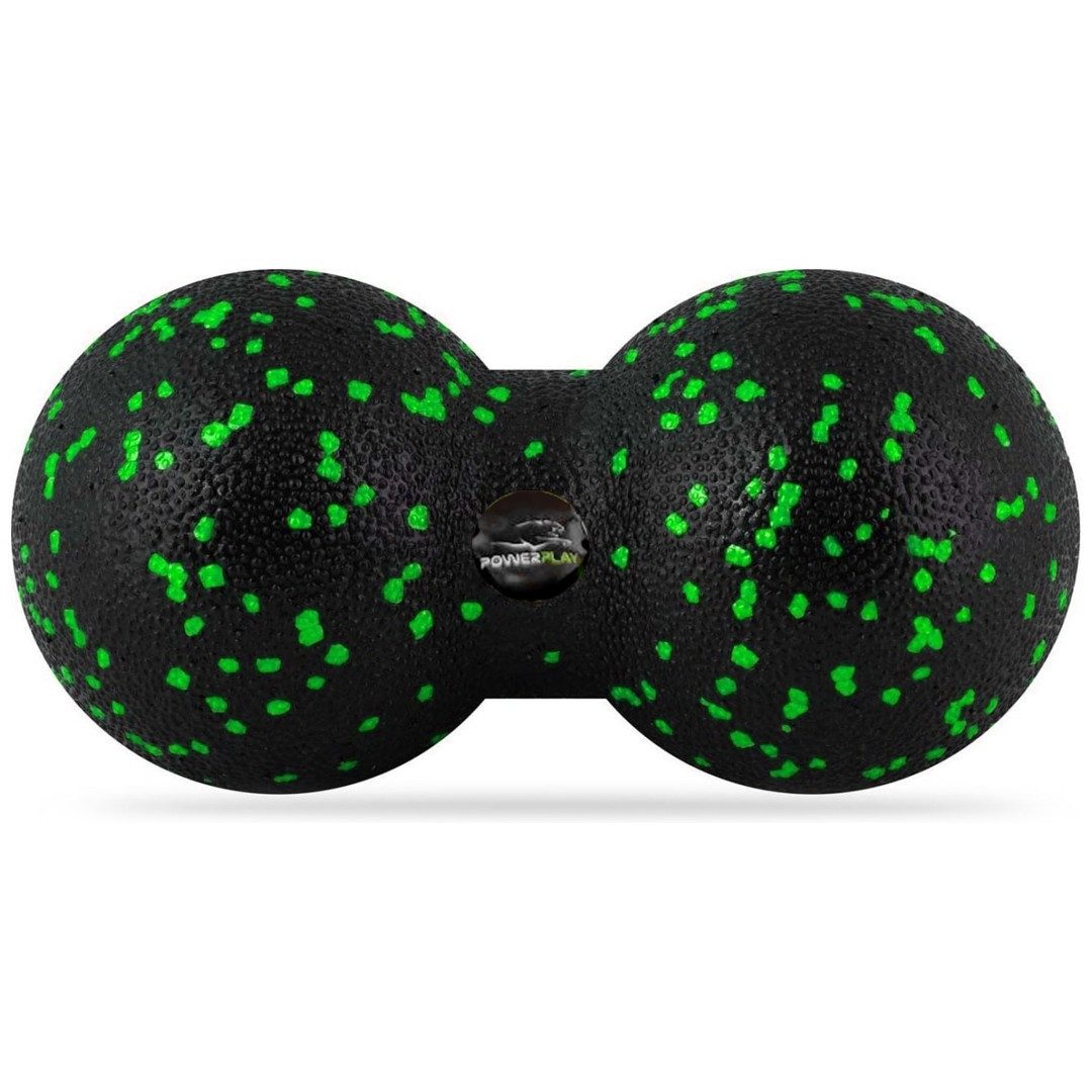 Набір м’ячів для масажу та йоги PowerPlay PP_4090 EPP (Комплект з 2 штук) Green
