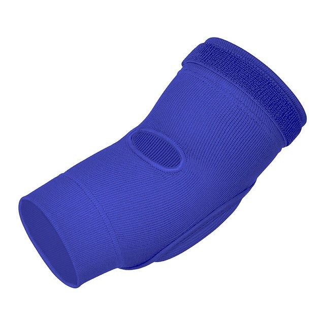 Налокітники спортивні RDX Hosiery Elbow Foam Blue/White M