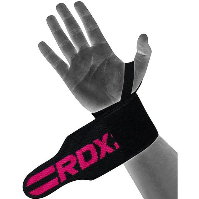 Бинти для зап’ясть (кистьові бинти) RDX W2 Gym Wrist Wraps Pink Pro