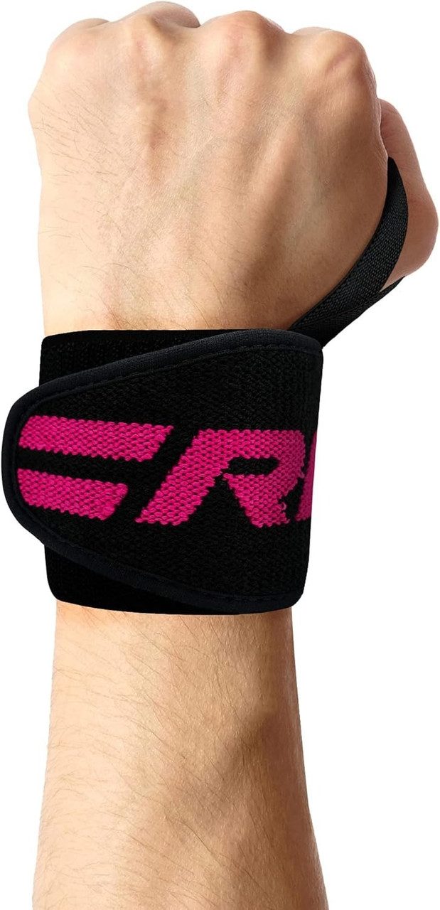Бинти для зап’ясть (кистьові бинти) RDX W2 Gym Wrist Wraps Pink Pro