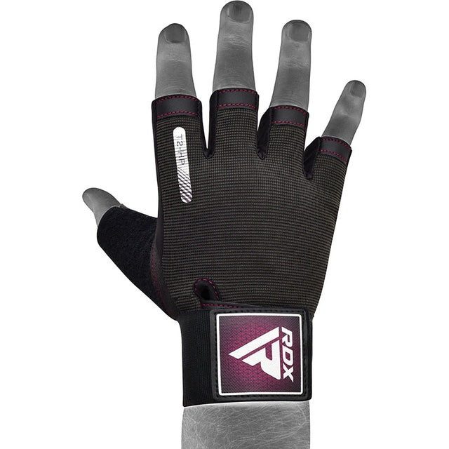 Рукавички для фітнесу RDX T2 Half Pink M