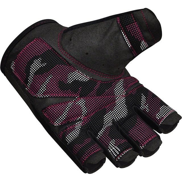 Рукавички для фітнесу RDX T2 Half Pink M