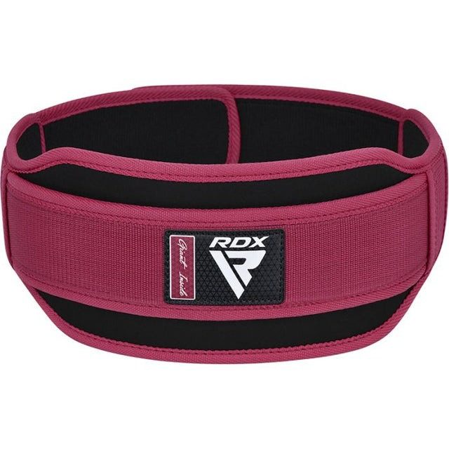 Пояс для важкої атлетики RDX RX5 Double Belt неопреновий Pink S