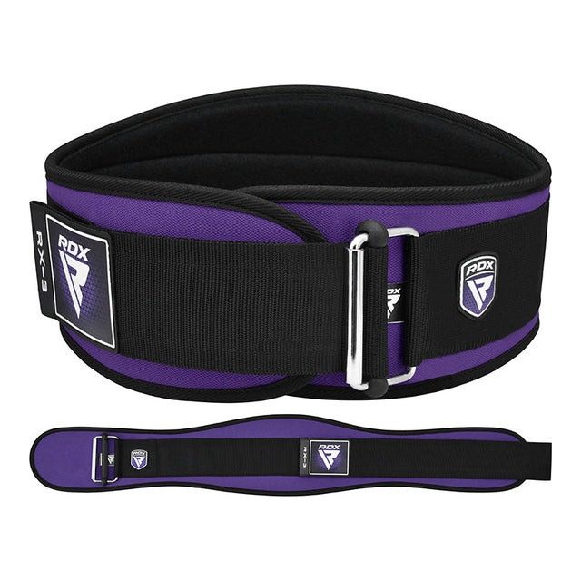 Пояс для важкої атлетики RDX RX3 EVA Curve неопреновий PURPLE-XS