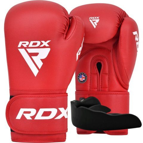 Боксерські рукавиці RDX  AS2 RED-10 унцій (капа в комплекті)