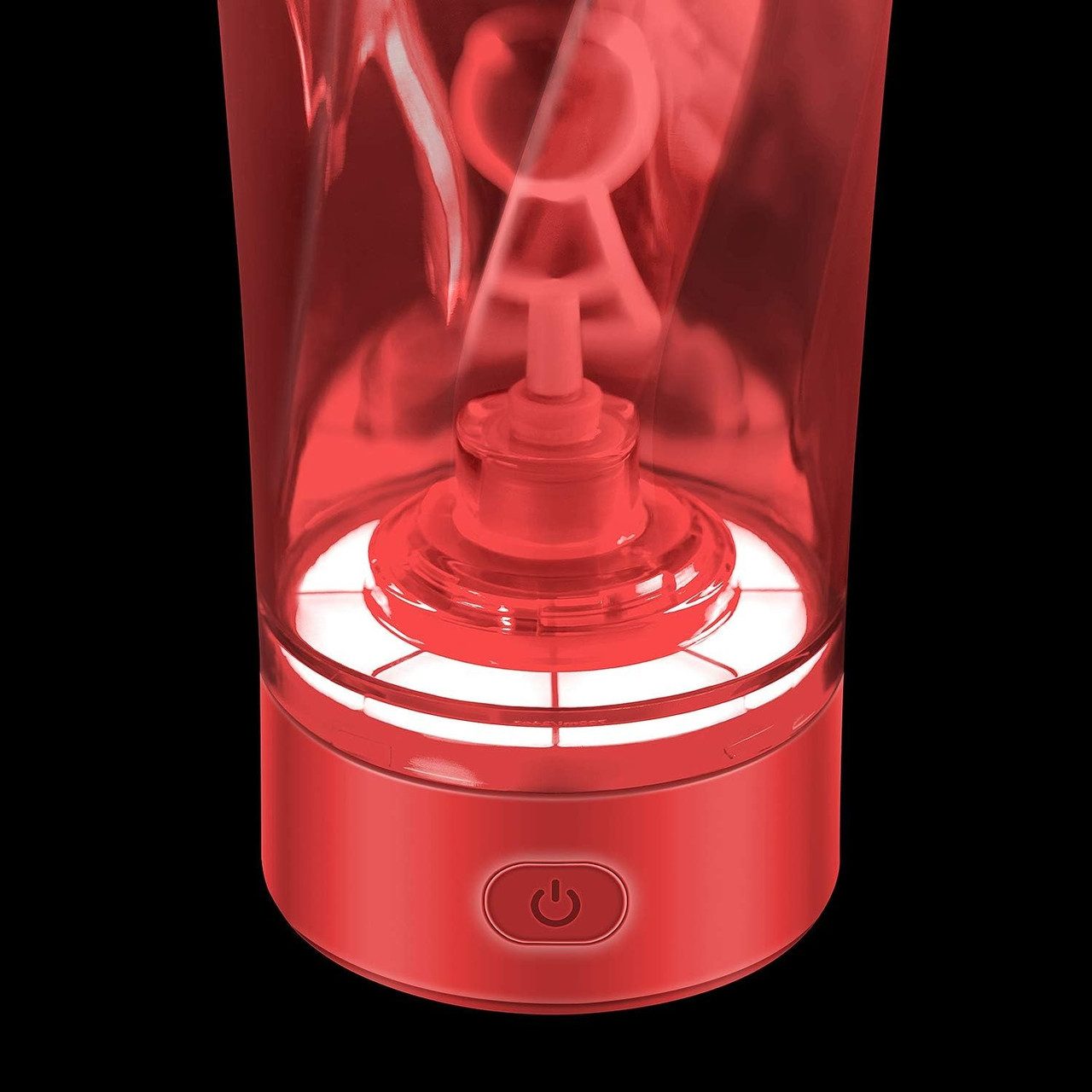 Шейкер спортивний електричний VOLTRX VortexBoost 600 мл. Tritan Red