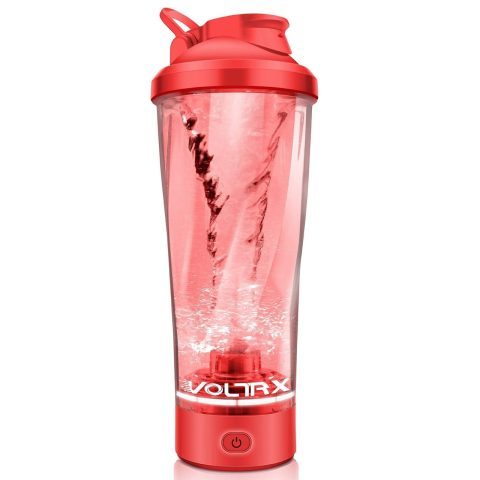 Шейкер спортивний електричний VOLTRX VortexBoost 600 мл. Tritan Red