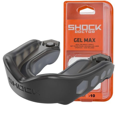 Капа Shock Doctor Gel Max дитяча (вік до 10р.) Black (art. 6210-BK-YTR)