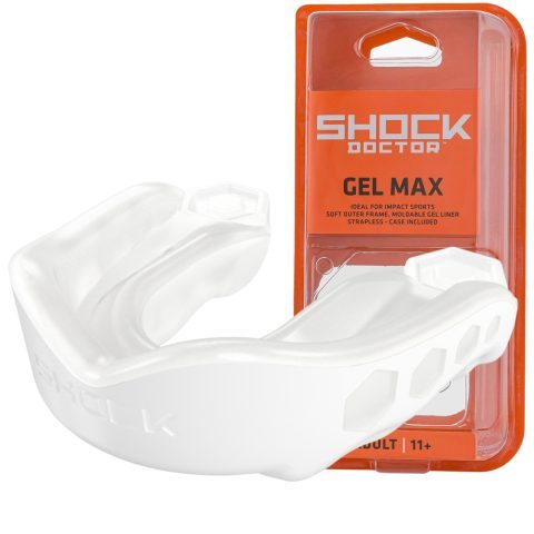 Капа Shock Doctor Gel Max доросла (вік 11+) White (art. 61950-TC-AD)