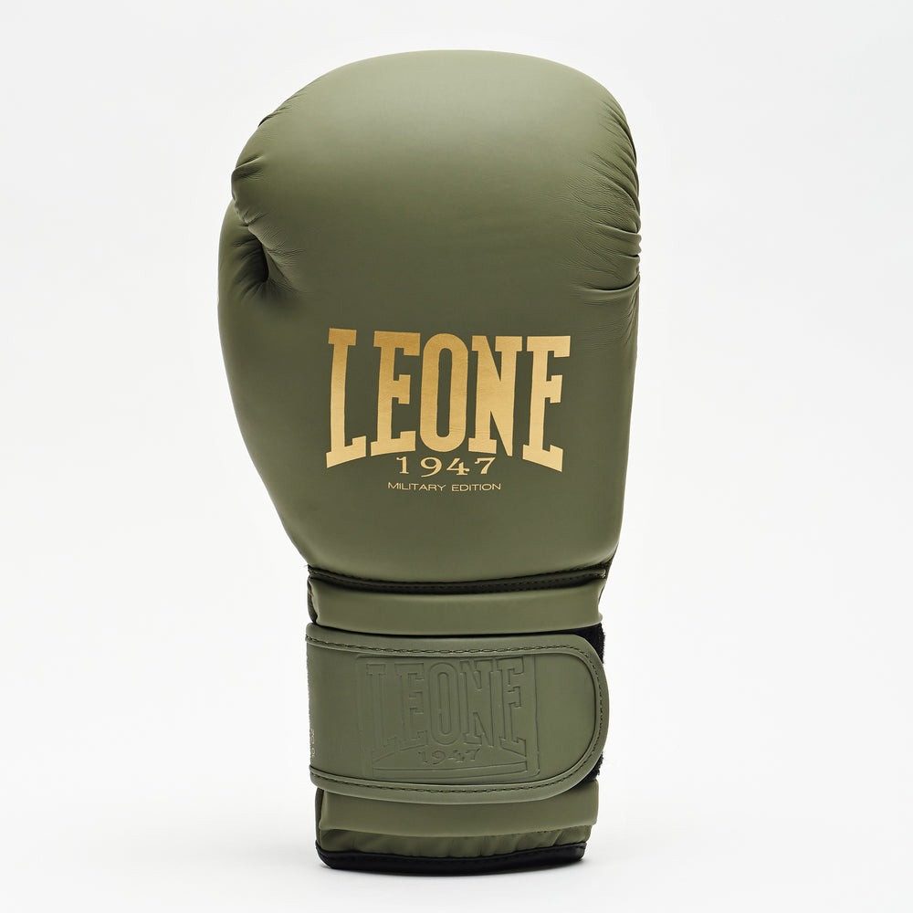 Боксерські рукавиці Leone GN059G MILITARY EDITION Green 12 унцій (капу в комплекті)