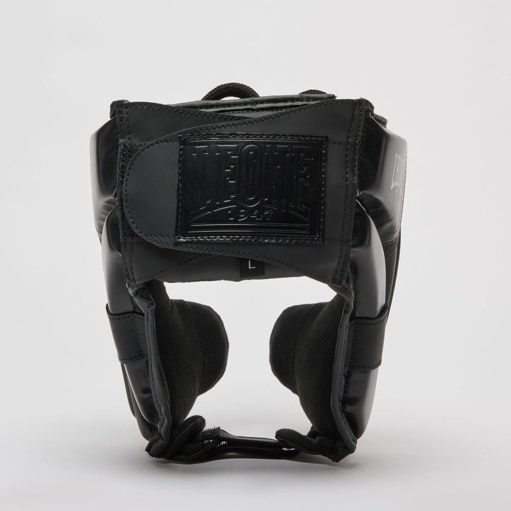 Боксерський шолом Leone CS435 BLACK Edition L (капа у комплекті)