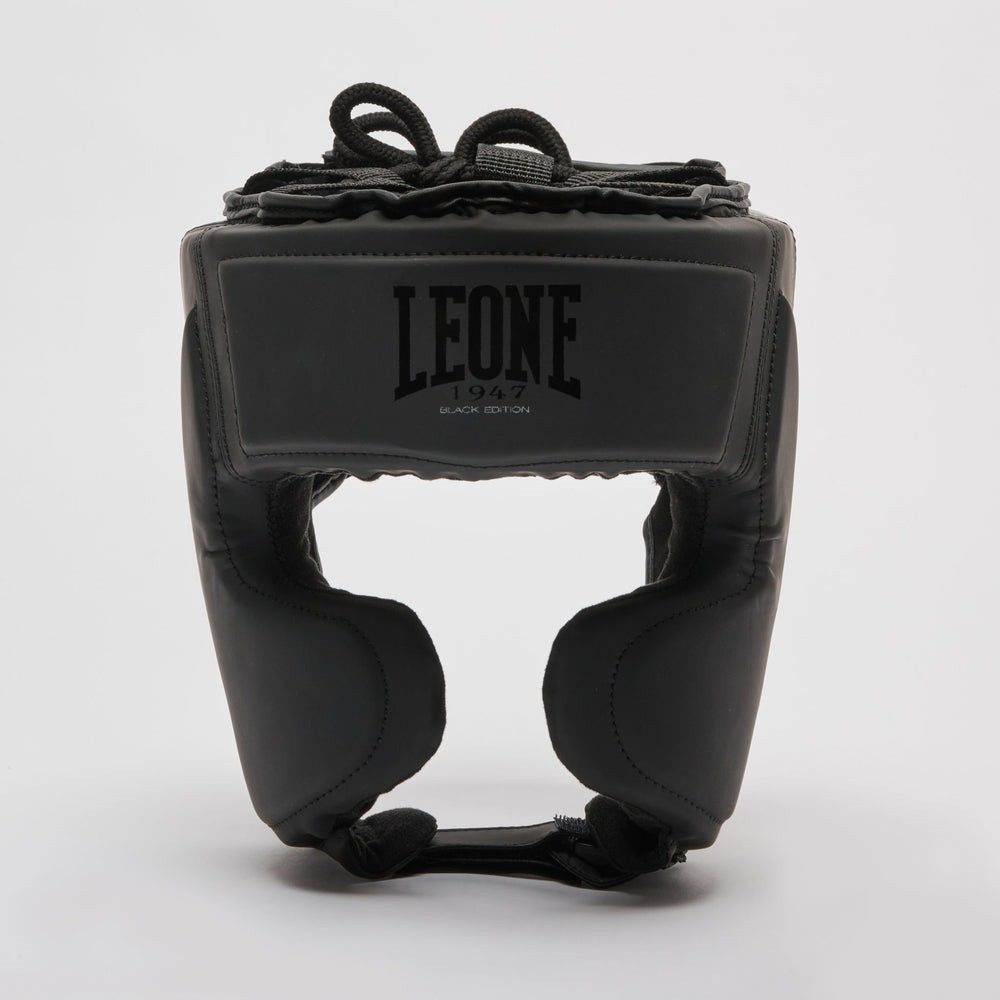 Боксерський шолом Leone CS435 BLACK Edition L (капа у комплекті)