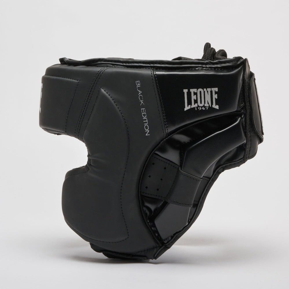 Боксерський шолом Leone CS435 BLACK Edition L (капа у комплекті)