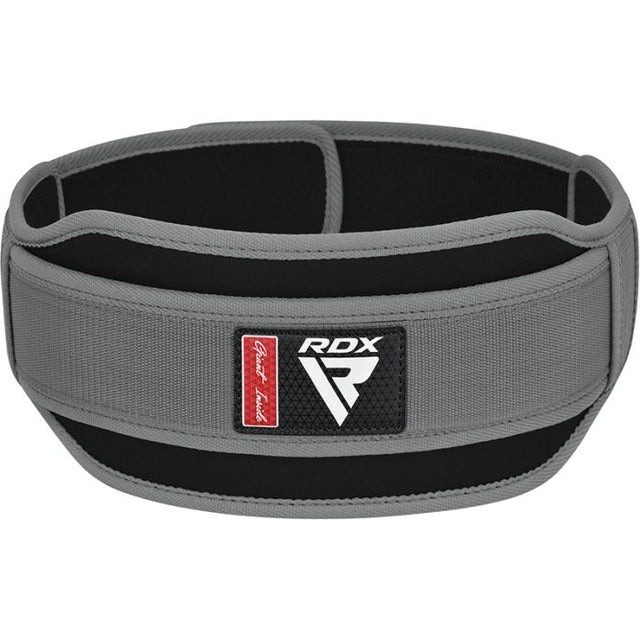 Пояс для важкої атлетики RDX RX5 Double Belt неопреновий Grey XL