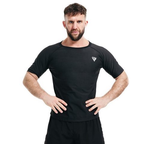 Чоловіча футболка RDX M1 з ефектом сауни Black 2XL