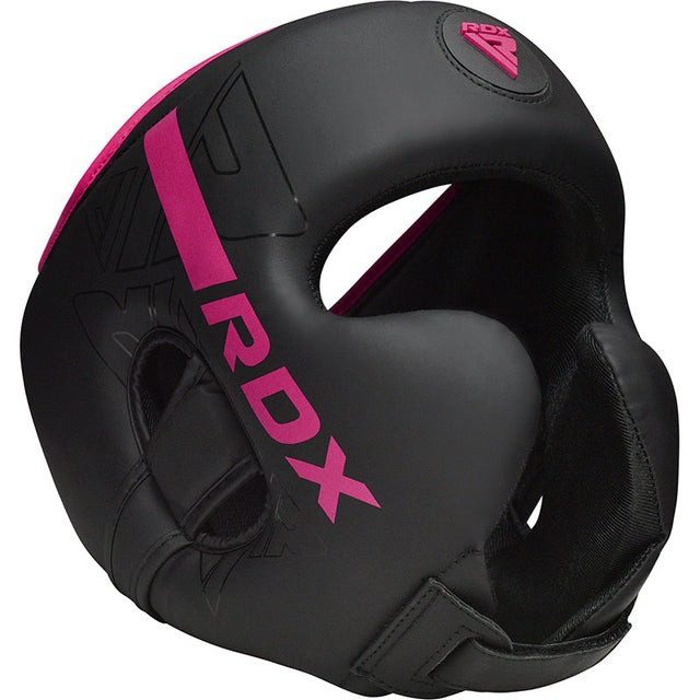 Боксерський шолом RDX F6 KARA Matte Pink S