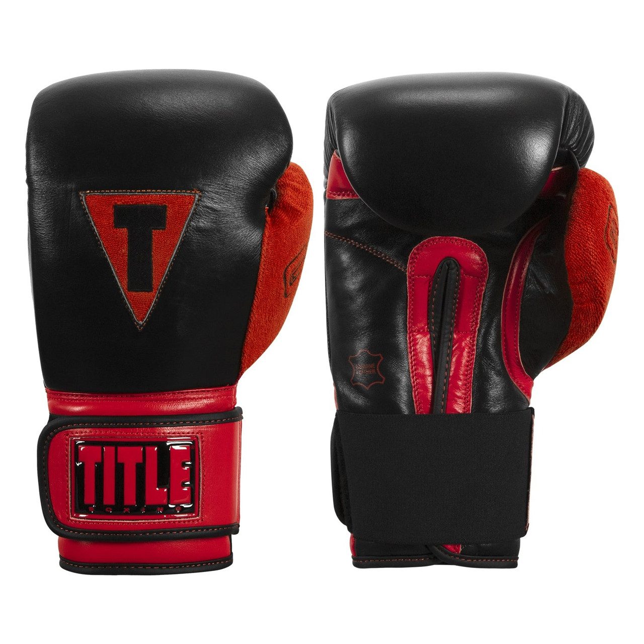 Боксерські рукавиці TITLE Boxing All Heart Bag Gloves 2.0 Black/Red 14 oz (бинти 4м. в комплекті)