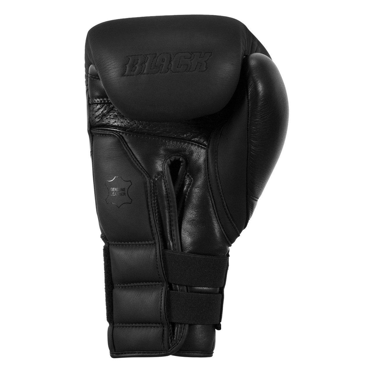 Боксерські рукавиці TITLE Black Bolstered Leather Black 16 oz (бинти 4м. в комплекті)