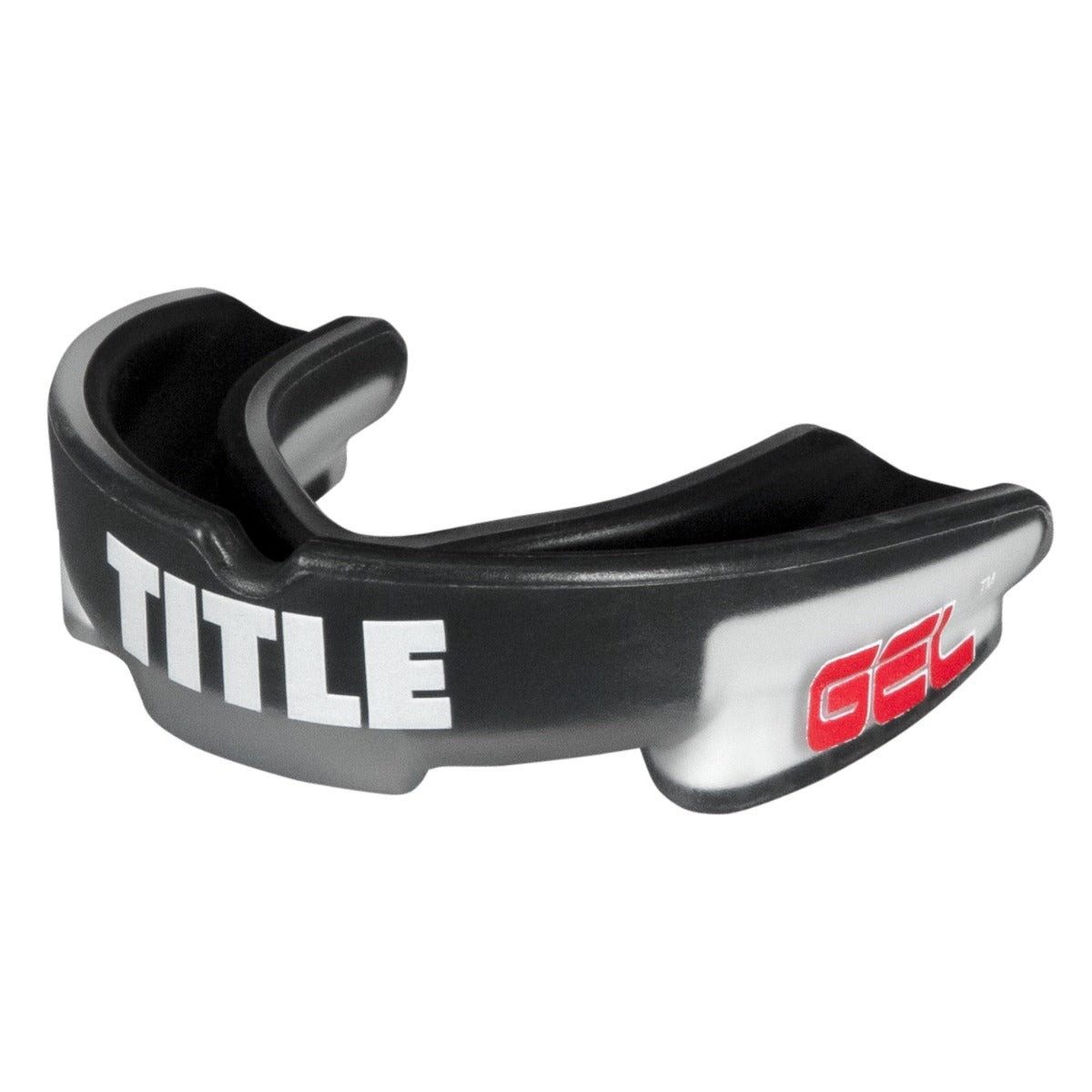 Капа TITLE Boxing Gel Triple-Shox 2.0 Black/Grey доросла (вік 11+) Grey/Black