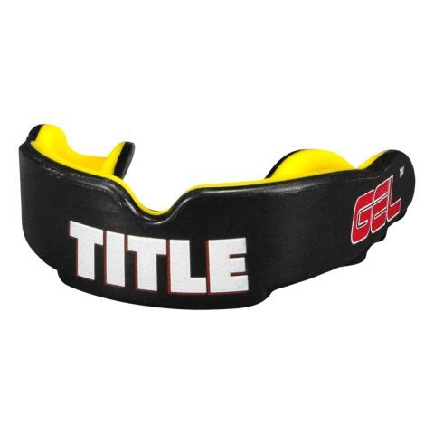Капа TITLE Boxing Gel Victory 2.0 доросла (вік 11+) Black/Yellow