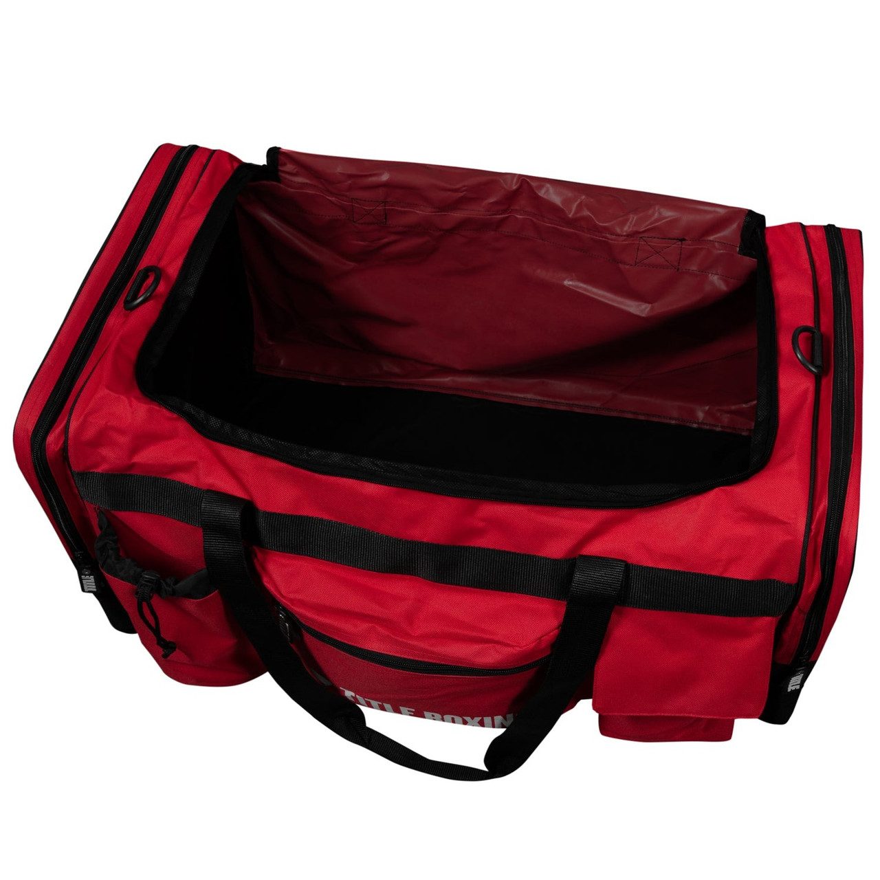 Спортивна сумка TITLE Boxing Deluxe Gear Bag Red (70л.)
