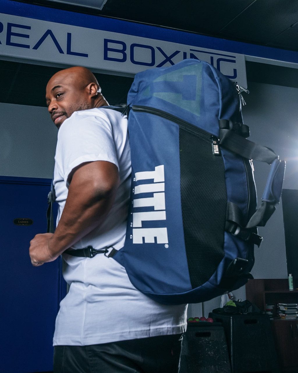 Спортивна сумка TITLE Boxing Champion Sport Bag/Backpack Blue/Black