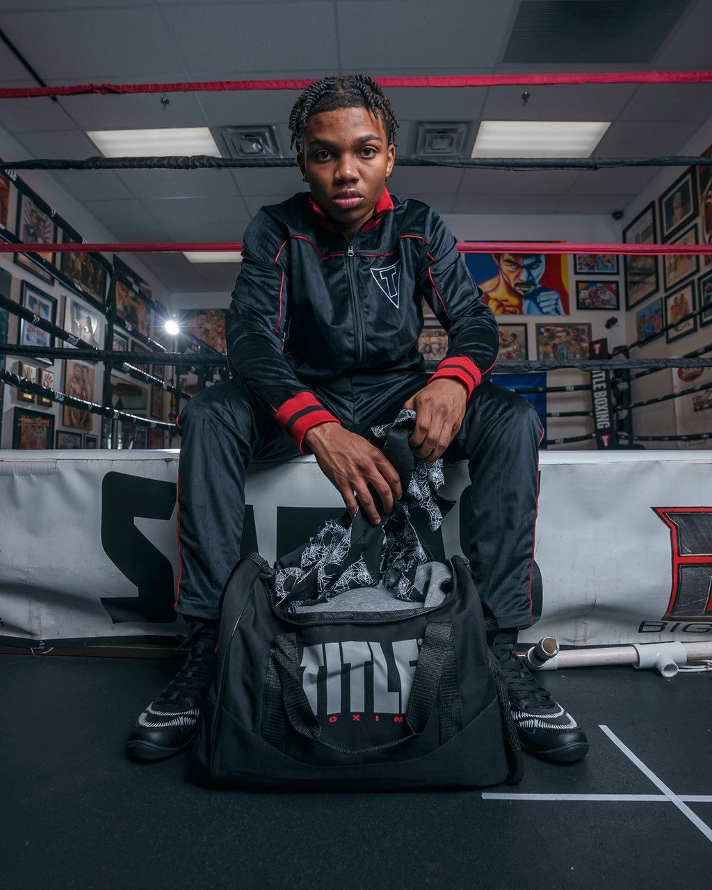 Спортивна сумка TITLE Boxing Individual Sport Bag Black
