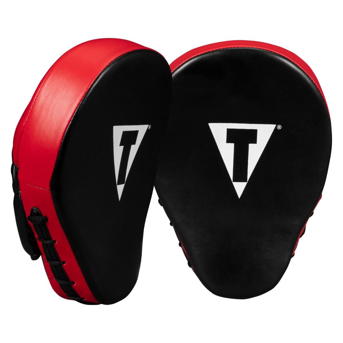 Лапи боксерські TITLE Classic Charge Punch Mitts Black/Red