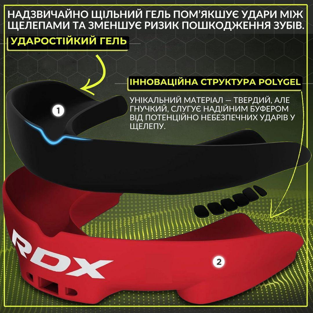 Капа RDX 3w доросла (вік 12+) Red/Black