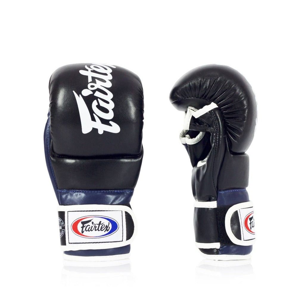Рукавиці греплінгові для ММА Fairtex FGV18 Black/Blue L