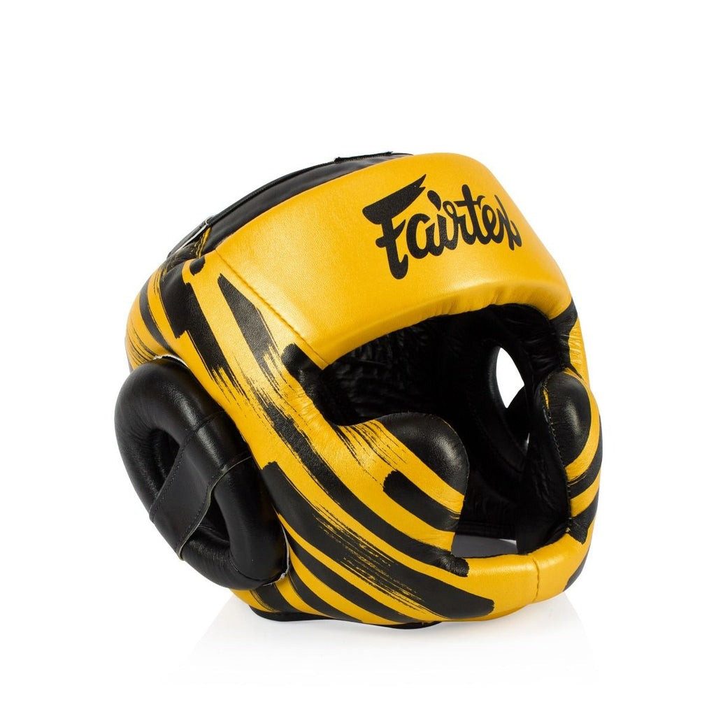 Боксерський шолом Fairtex HG16 Gold L