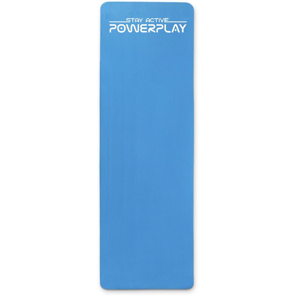 Килимок для йоги та фітнесу PowerPlay 4152 NBR Performance Mat Синій (183x61x1)