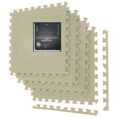 Мат-пазл (ластівчин хвіст) PowerPlay PP_4414 EVA Puzzle Mat 120x120x1.2 cм Оливковий