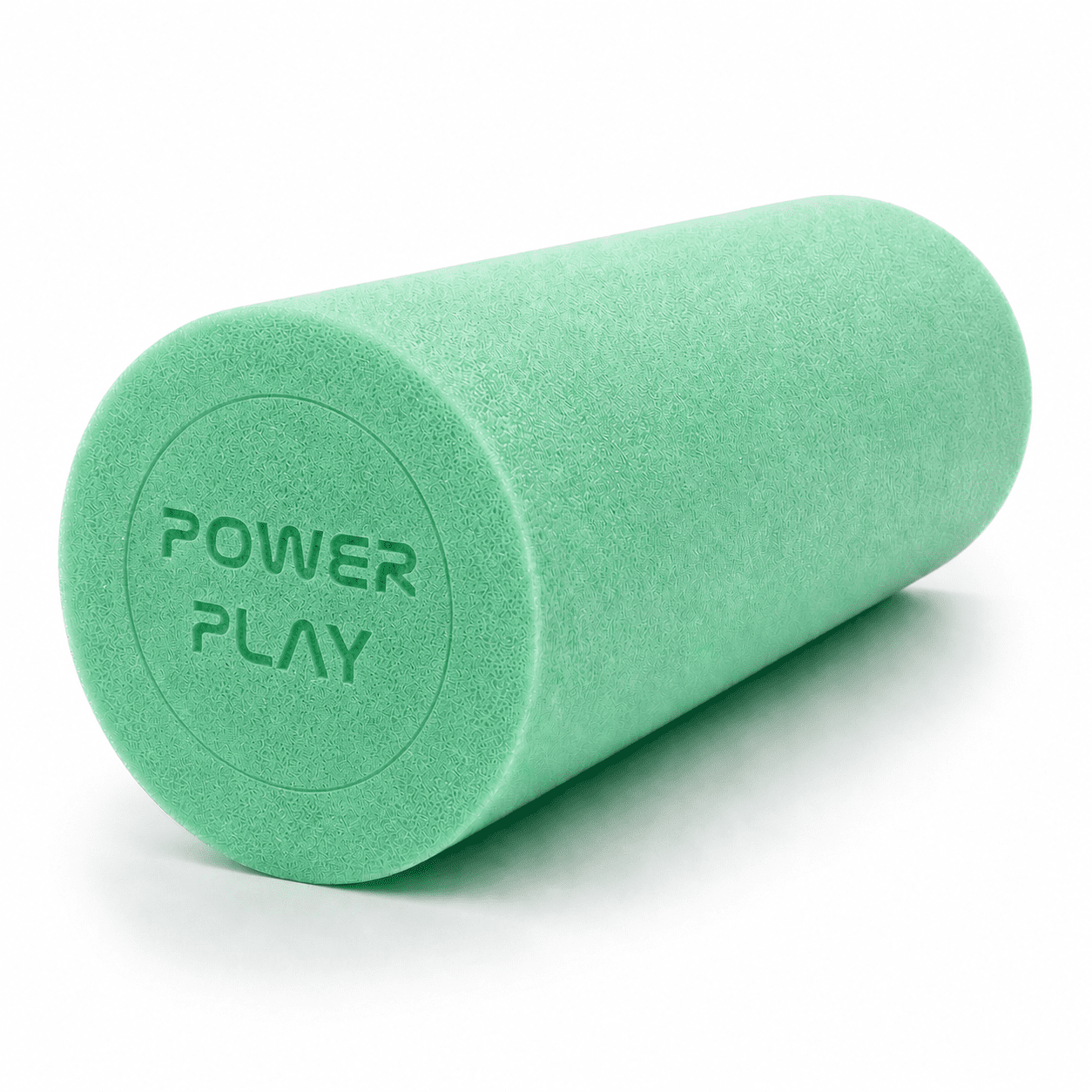 Масажний ролик (роллер) гладкий PowerPlay 4021 Fitness Roller Зелений (30×15см.)